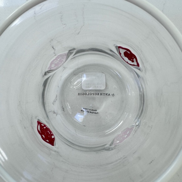 Anthropologie Lips Icon Juice Glass NEW - Picture 4 of 6